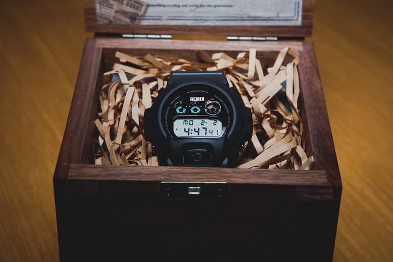 Remix x Casio G-Shock  DW-6900RM-1  10 週年限定款合作腕表