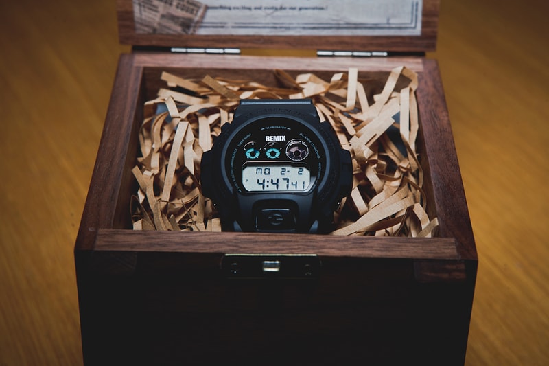 Remix x Casio G-Shock  DW-6900RM-1  10 週年限定款合作腕表