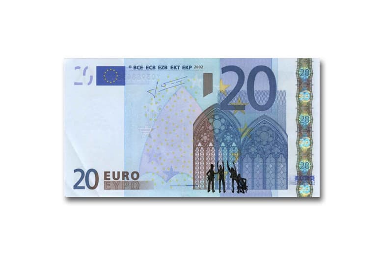 Stefanos 歐羅紙鈔藝術創作