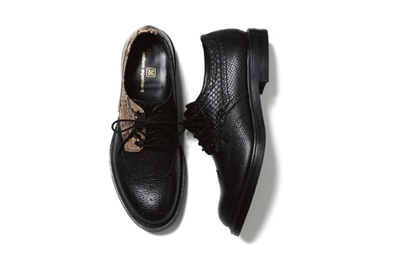 uniform experiment 2015 春夏 Python Wing Tip 翼尖雕花鞋