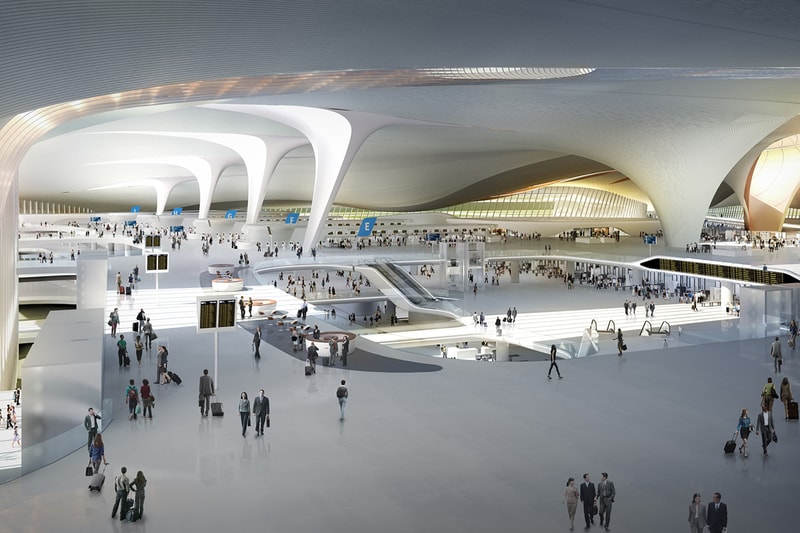  Zaha Hadid 與 ADPI 聯手打造北京大興機場航站樓設計圖公佈