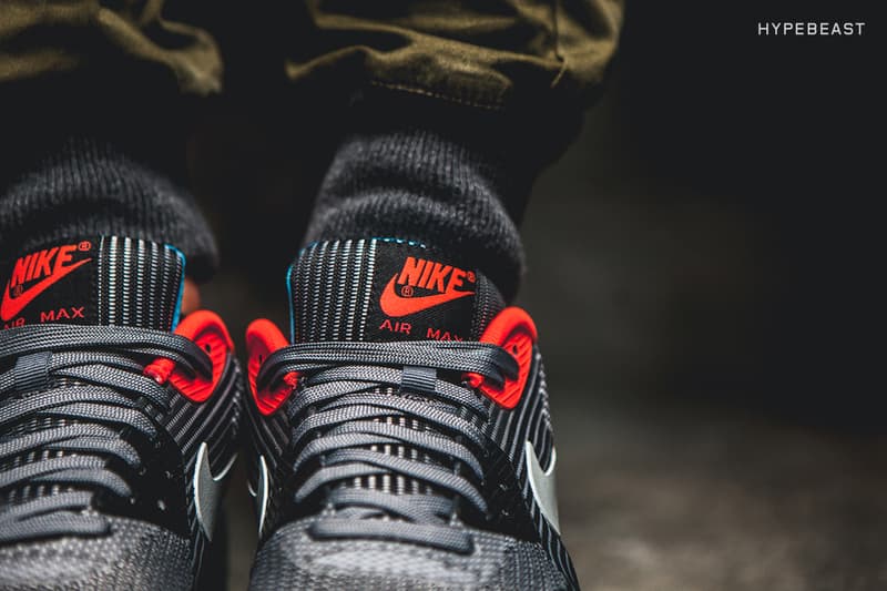 近賞 Nike Air Max 90 Knit Jacquard ICE「Dark Grey」配色設計