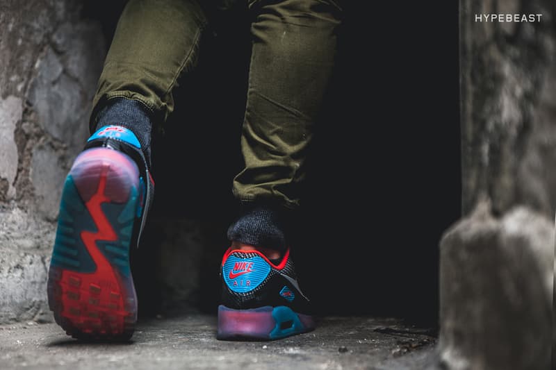 近賞 Nike Air Max 90 Knit Jacquard ICE「Dark Grey」配色設計