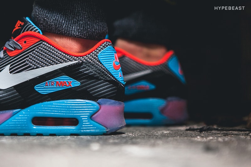 近賞 Nike Air Max 90 Knit Jacquard ICE「Dark Grey」配色設計