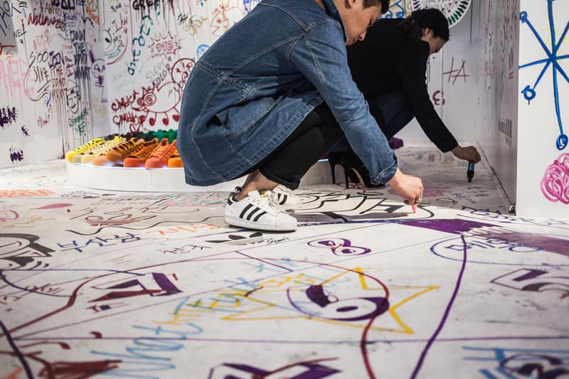 adidas Originals 首爾旗艦店打造「Supercolor」主題畫室
