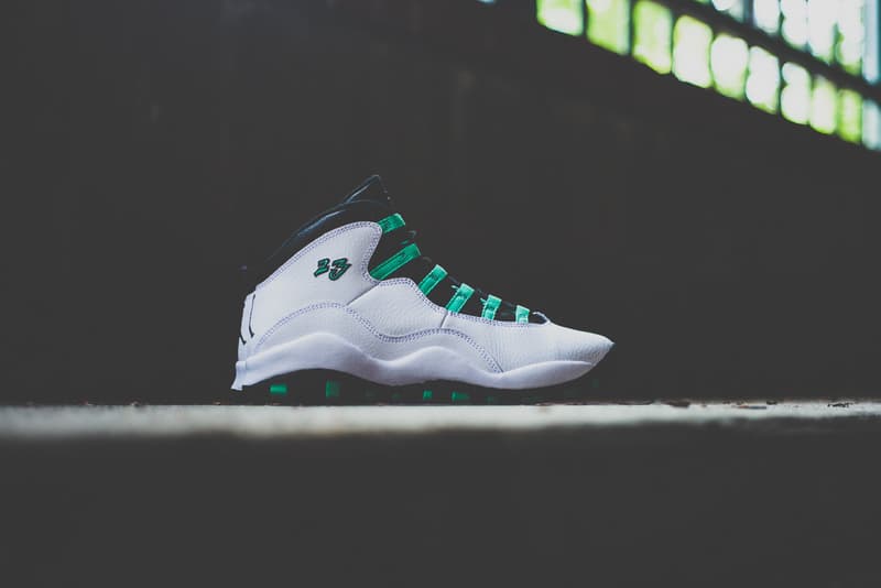 Air Jordan 10 Retro 30th GG 「Verde-Black-Infrared23」配色設計