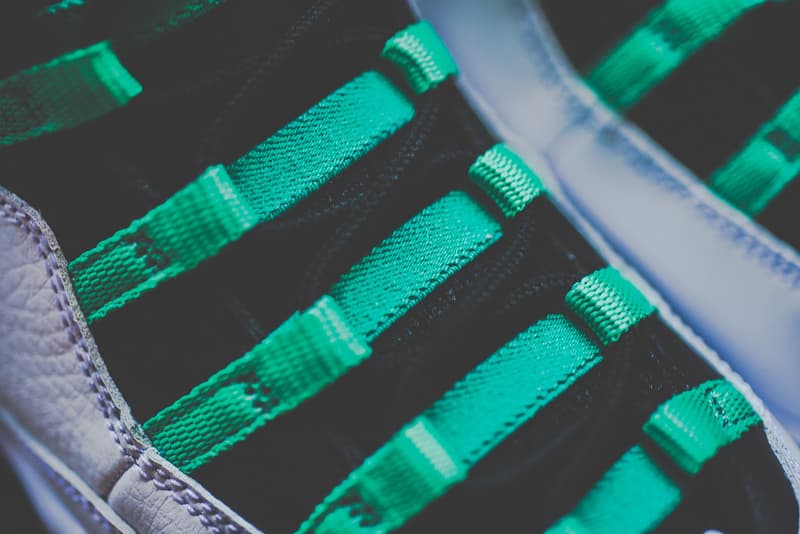 Air Jordan 10 Retro 30th GG 「Verde-Black-Infrared23」配色設計