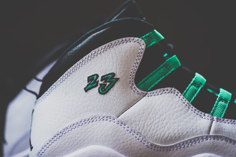 Air Jordan 10 Retro 30th GG 「Verde-Black-Infrared23」配色設計