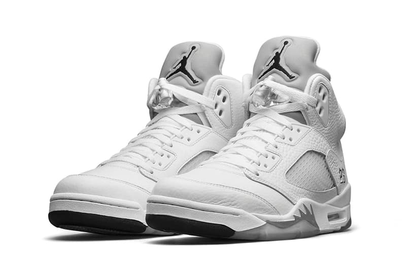 Air Jordan 5 Retro「Metallic Silver」配色設計