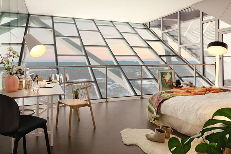 Airbnb 將霍尔門科倫滑雪跳台至高點改造為閣樓客房