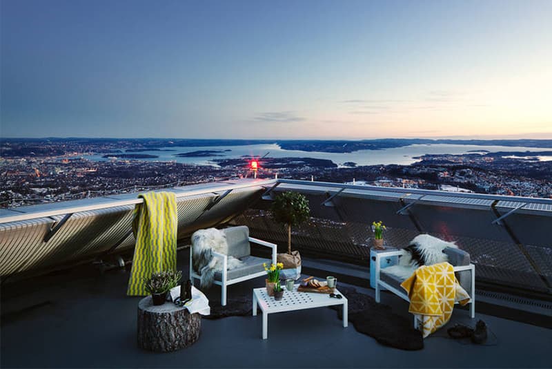 Airbnb 將霍尔門科倫滑雪跳台至高點改造為閣樓客房