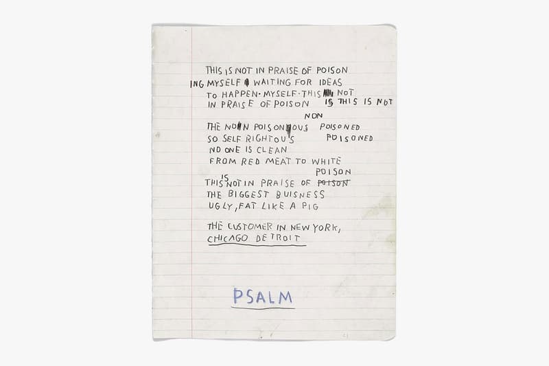 「Basquiat: The Unknown Notebooks」展覽 @ Brooklyn Museum