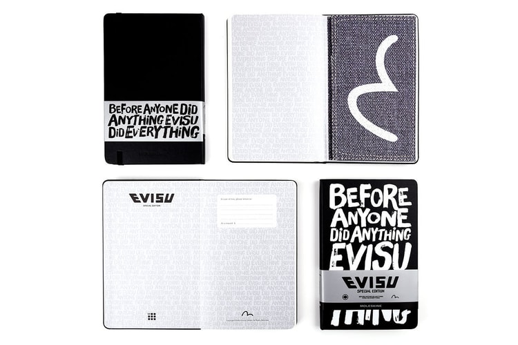EVISU x Moleskine 限定合作款記事本