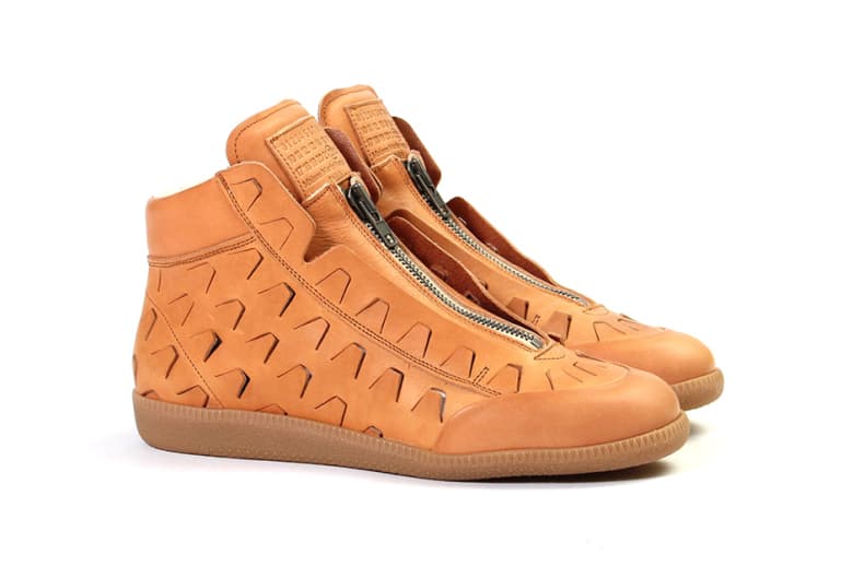 Maison Margiela Zip-Up High Top「Natural」運動鞋