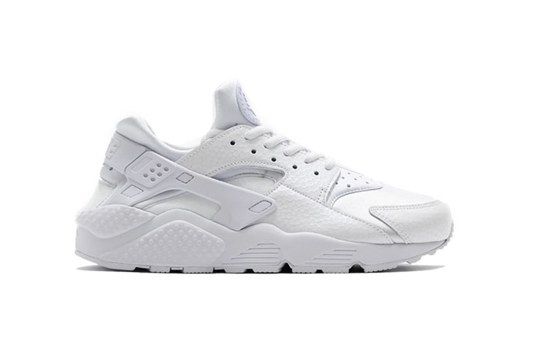 Nike WMNS Air Huarache PRM 全白配色設計鞋款