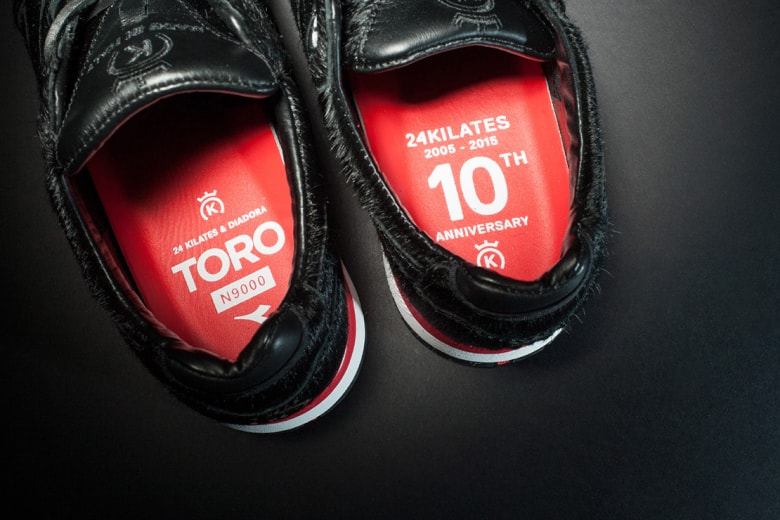 24 Kilates x Diadora N.9000「Toro」聯名鞋款