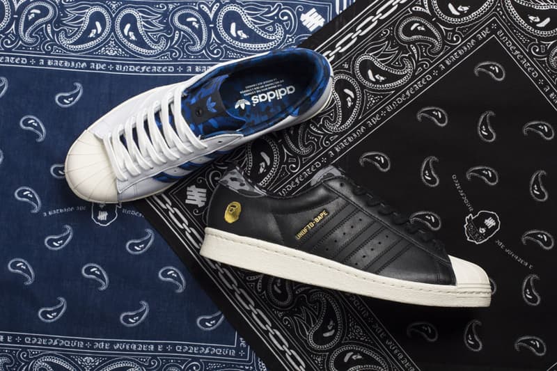搶先預覽 A Bathing Ape x UNDFTD x adidas Consortium Superstar 80s 聯名配色