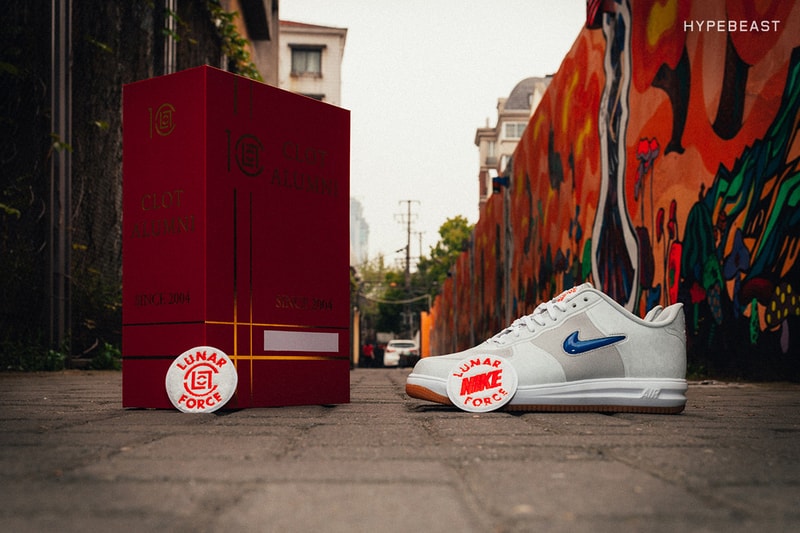 近賞 CLOT x Nike Lunar Force 1 Fuse SP「10 周年」别注聯名鞋款