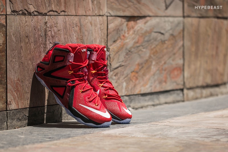 近賞 Nike LeBron 12 Elite「University Red」配色