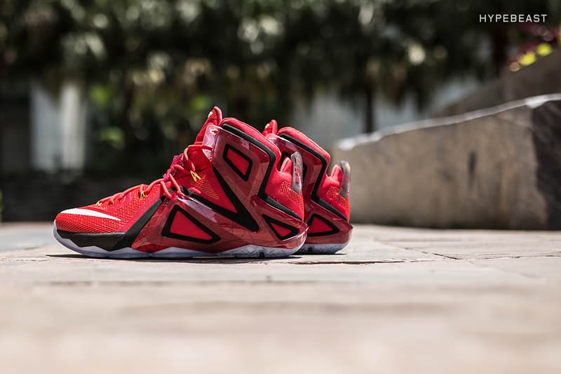 近賞 Nike LeBron 12 Elite「University Red」配色