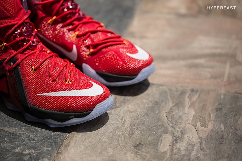 近賞 Nike LeBron 12 Elite「University Red」配色