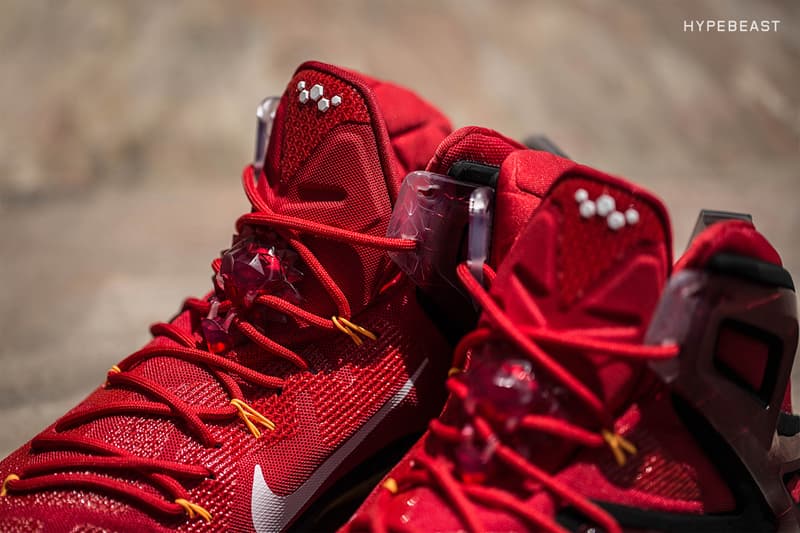 近賞 Nike LeBron 12 Elite「University Red」配色
