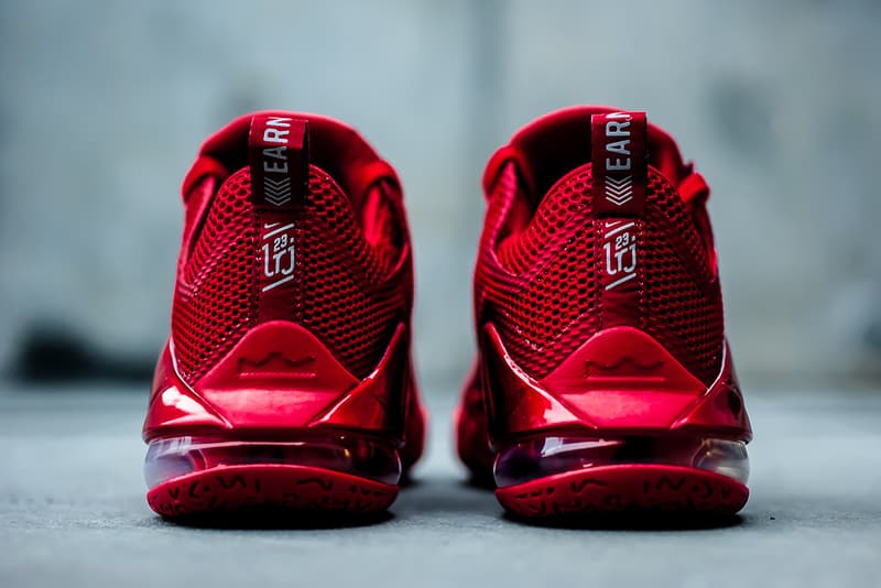 近賞 Nike Lebron 12 Low PRM 全紅配色設計