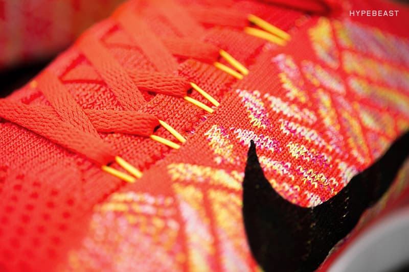 近賞 Nike Free 4.0 Flyknit「Bright Crimson/Hot Lava」配色設計