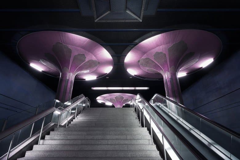 攝影師 Nick Frank 通過鏡頭展示獨特地鐵站設計