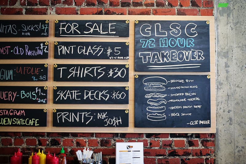 HYPEBEAST Eats... The Golden State 與 CLSC 72 小時聯名活動