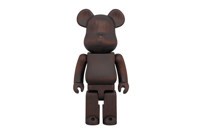 karimoku x Medicom Toy Bearbrick Rosewood Paint 400% 聯名玩偶