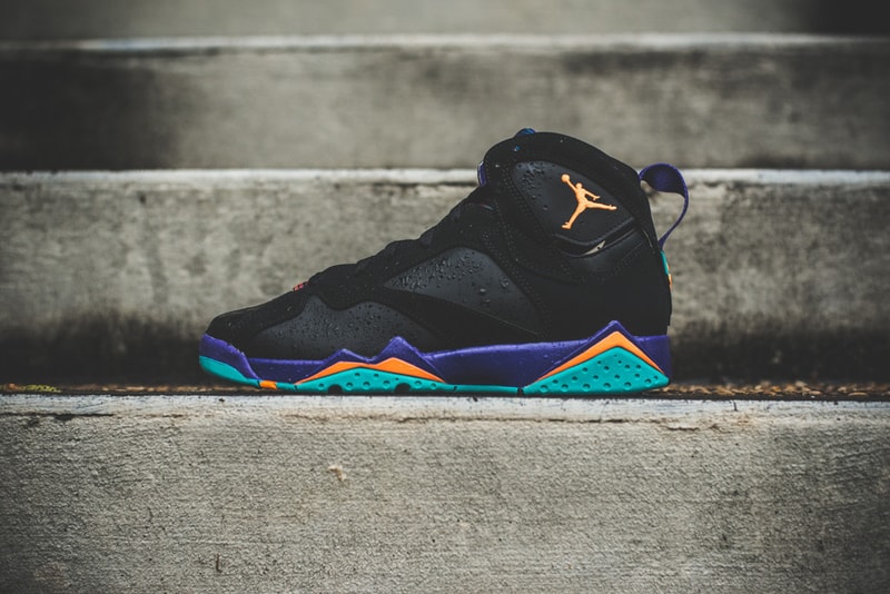 Nike Air Jordan 7 Retro 30th GG 黑紫配色設計