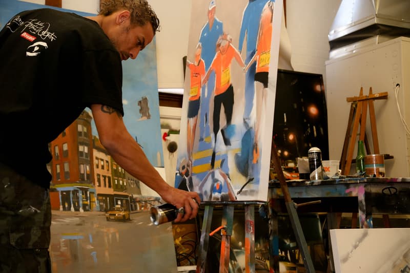 adidas 聯手 Percy Fortini-Wright 打造波士頓馬拉松主題藝術作品