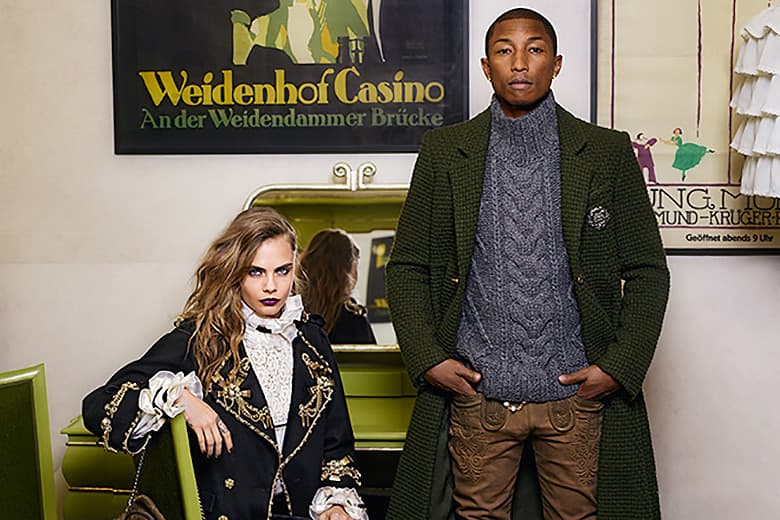 Pharrell, Cara Delevingne & Hudson Kroenig 出鏡 Chanel 2015 Paris-Salzburg 高級手工坊系列最新宣傳大片