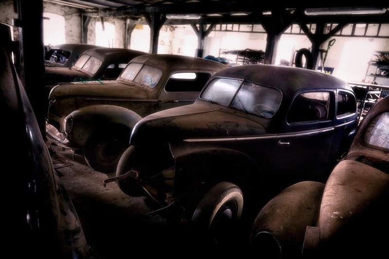 Dieter Klein「汽車墓地」攝影作品系列