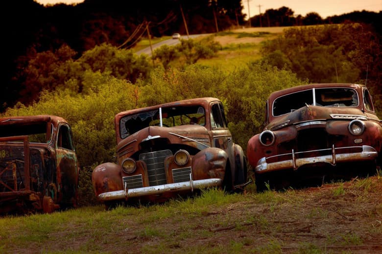 Dieter Klein「汽車墓地」攝影作品系列