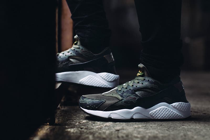 SBTG for HYPEBEAST 獨家限定版 Nike Air Huarache「AWOL Camo」配色 Part 1