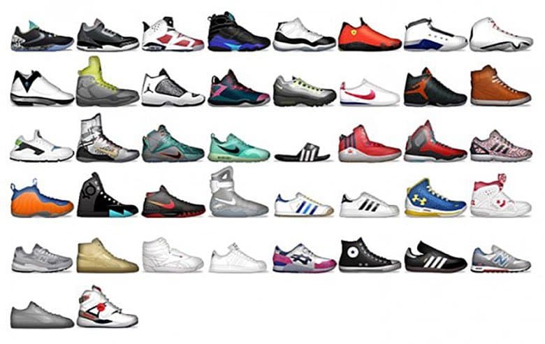 Foot Locker 在全新 APP 中添入「Shoemoji」球鞋表情符號