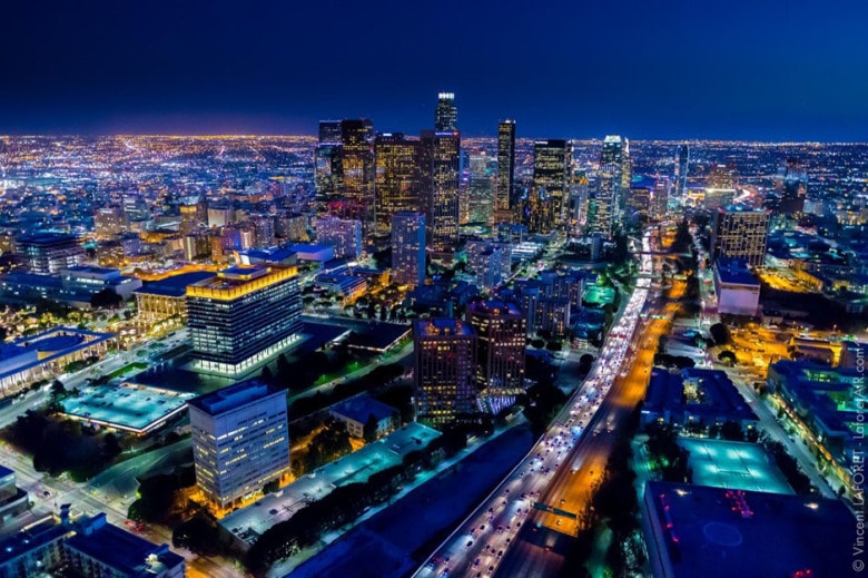 Vincent Laforet 洛杉磯高空夜景攝影系列
