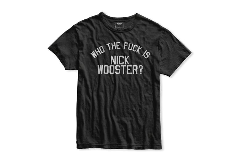 Todd Snyder「Who the F*** is Nick Wooster?」特別版 T-Shirt 