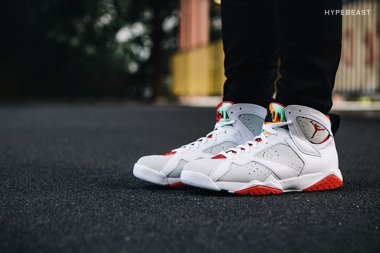 近賞 Air Jordan 7 Retro「Hare」別注配色