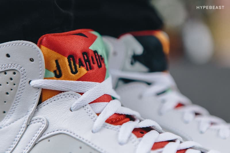 近賞 Air Jordan 7 Retro「Hare」別注配色