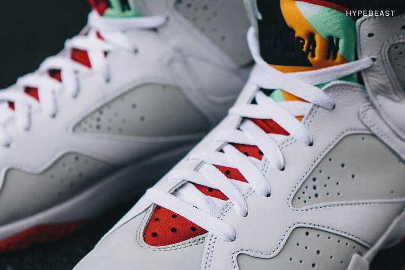 近賞 Air Jordan 7 Retro「Hare」別注配色