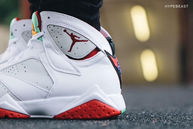 近賞 Air Jordan 7 Retro「Hare」別注配色