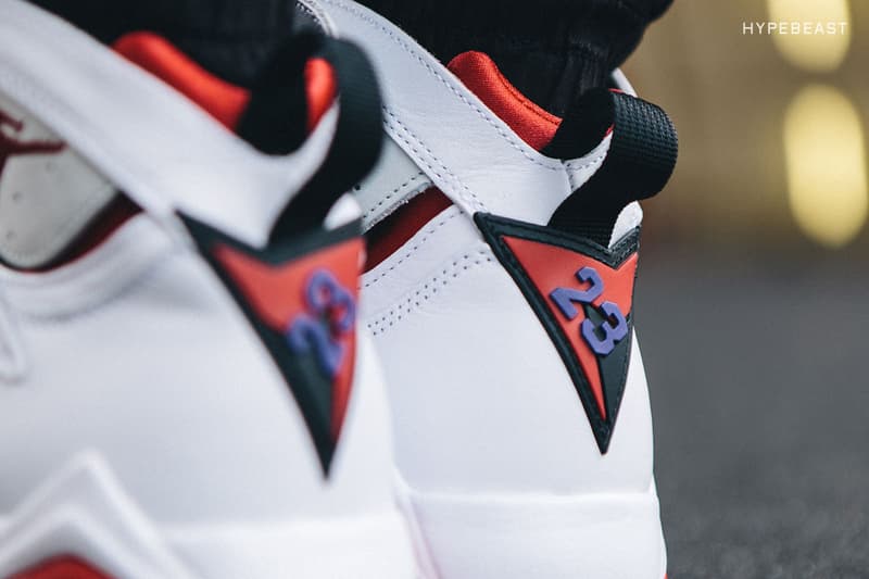 近賞 Air Jordan 7 Retro「Hare」別注配色