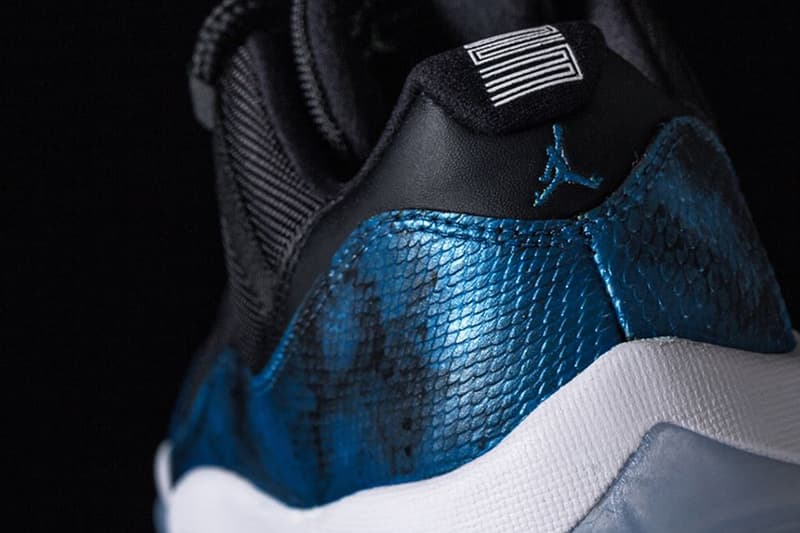 Tony Chen 打造 Air Jordan XI Low「Blue Snake」客製版本