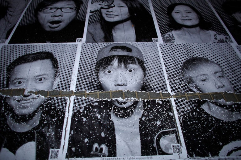 JR 藝術企劃「Portraits In Unusual Locations」