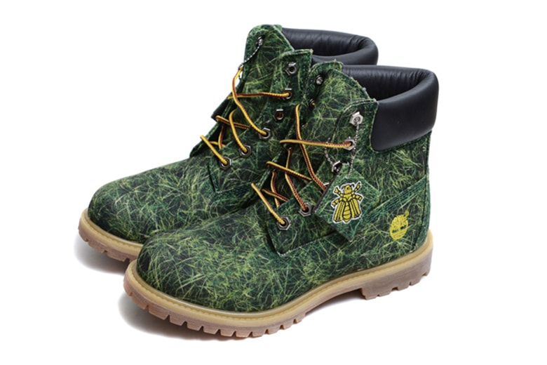 Bee Line for Billionaire Boys Club x Timberland 聯名「Printed Canvas」6 寸靴系列