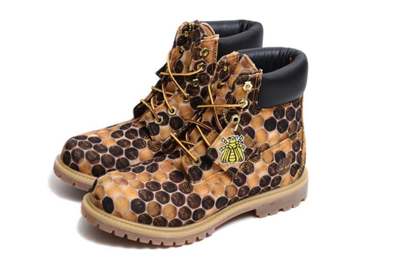 Bee Line for Billionaire Boys Club x Timberland 聯名「Printed Canvas」6 寸靴系列