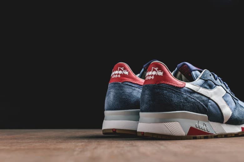 Diadora Heritage Trident 90 全新配色設計「Blue Shadow」